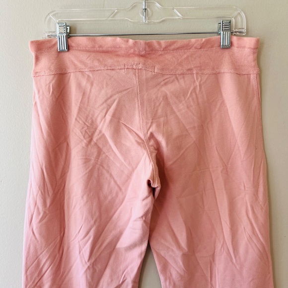 Express Sz S Stretch Pull On Pink Knit Yoga Pants Straight Leg Leggings - Picture 4 of 8